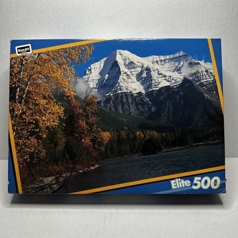 Vintage 1993 Rose Art Elite 500 Piece Puzzle fraser River, British Columbia